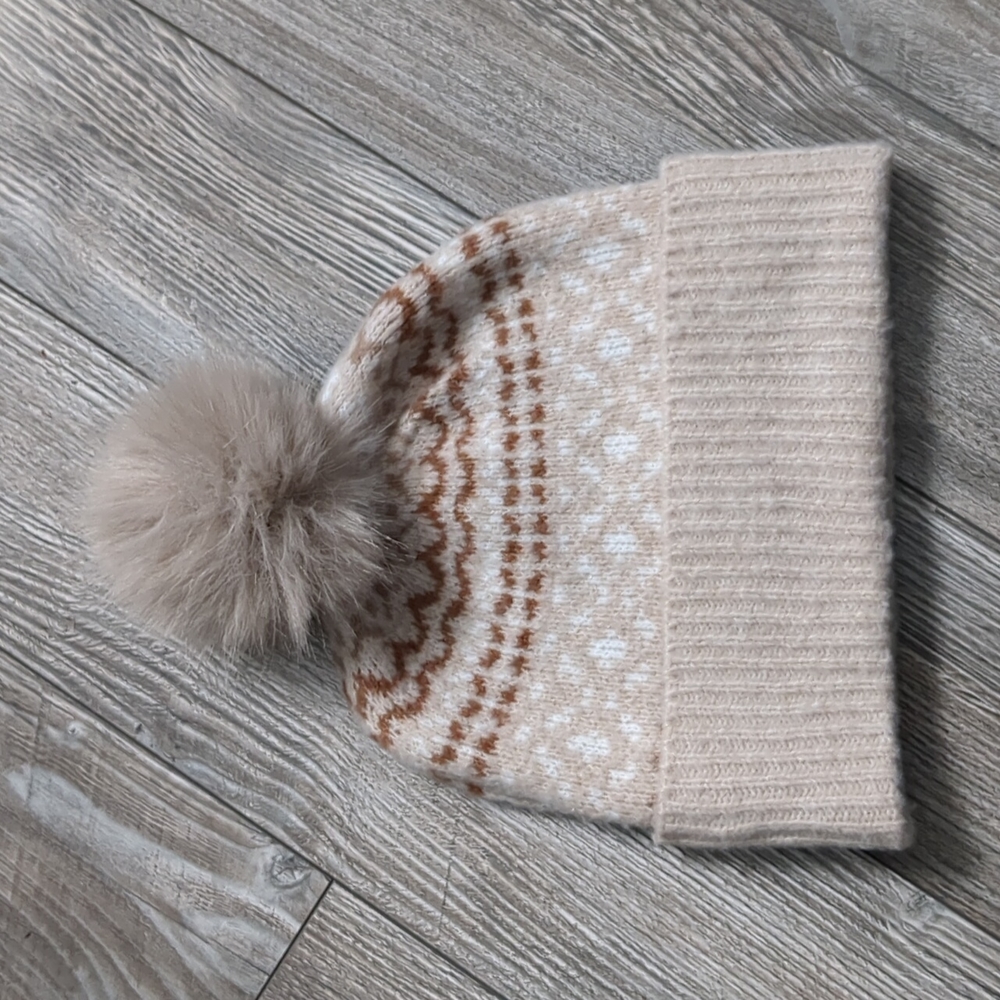 RACHEL ZOE Fair Isle Beanie